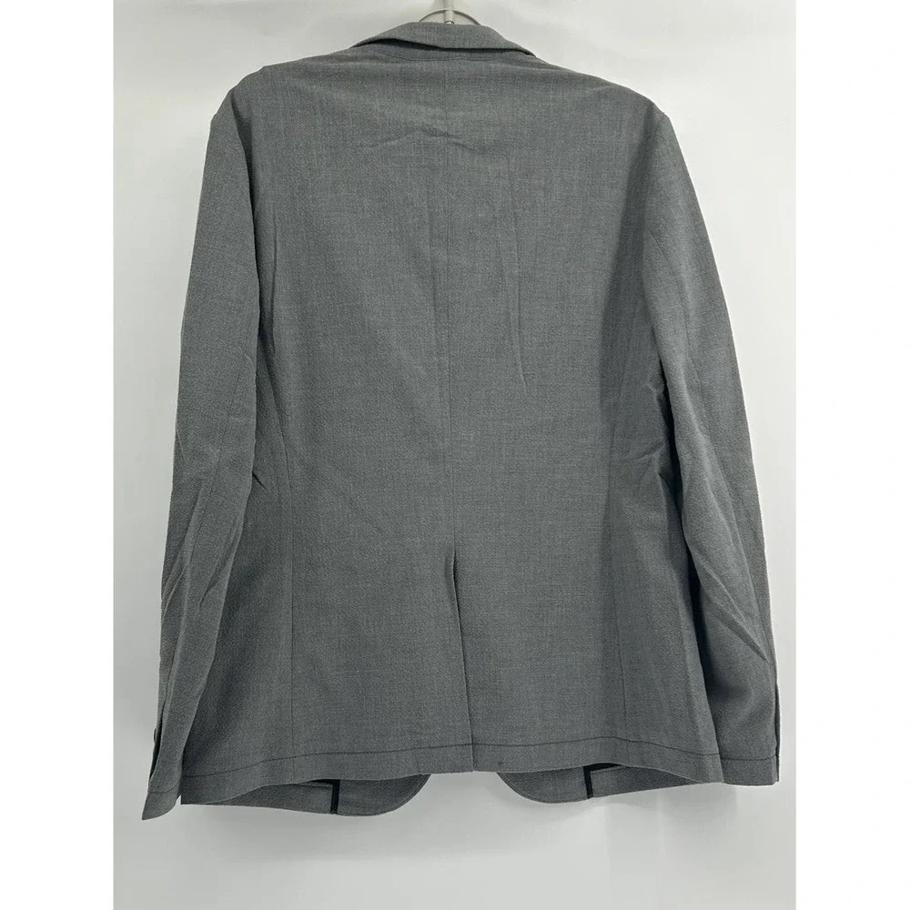 ONS‎ Clothing Blazer O.N.S Men's Gray Unstructured Stretch Size Medium MSRP $268